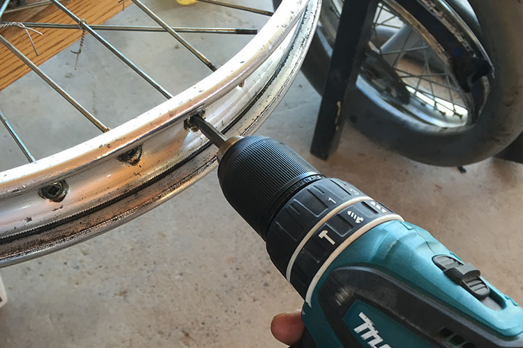 A drill motor with a screw torque setting can speed things up too.