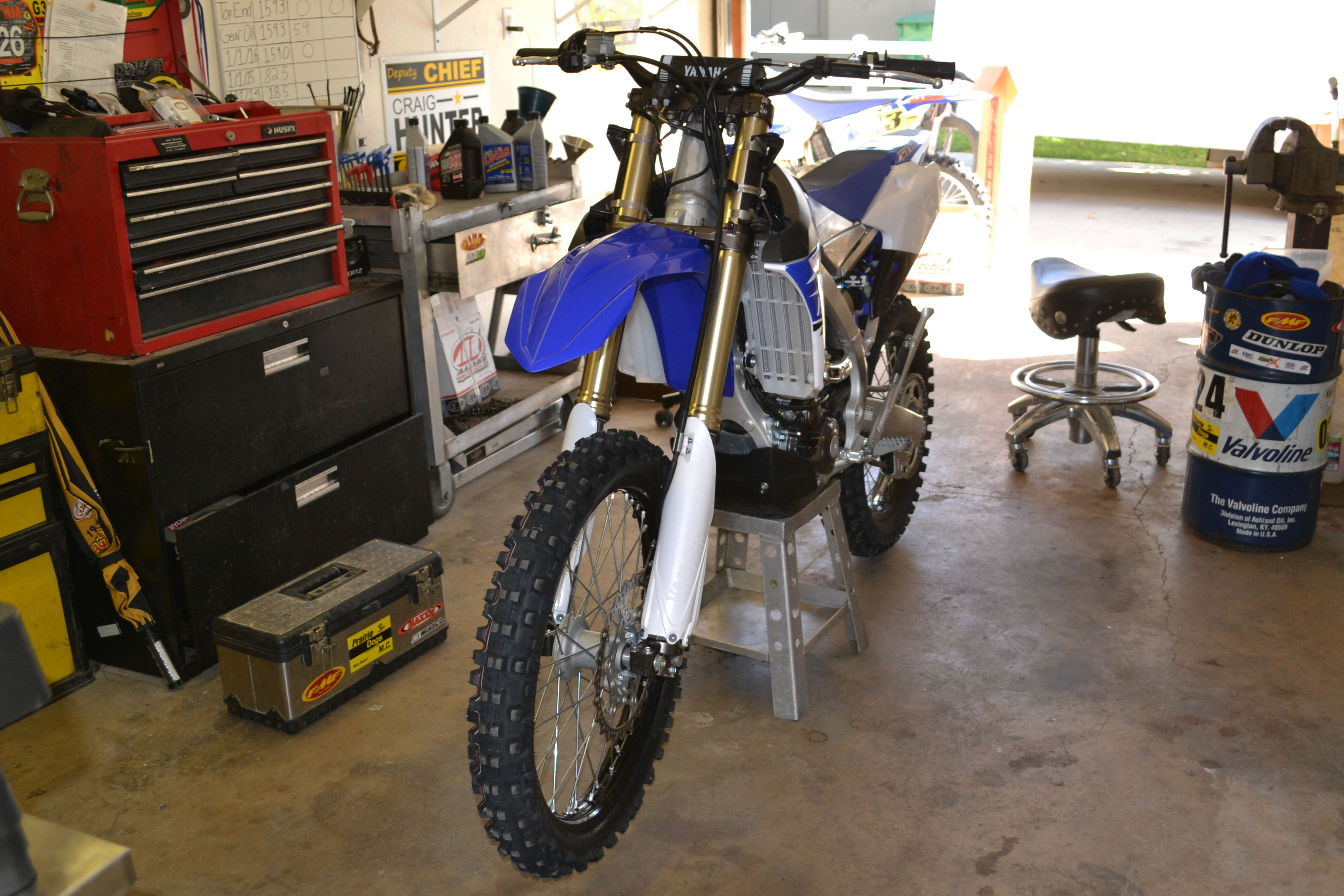 A lot of work has gone into this bike but it will all be worth come race day.