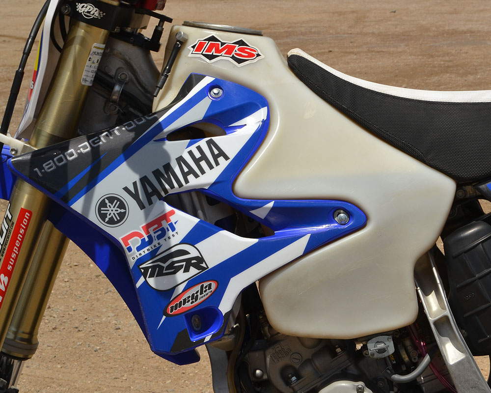ZipTy Racing IMS 3.2 Gallon Tank for YZ 125/250 - Dirt Bike Test