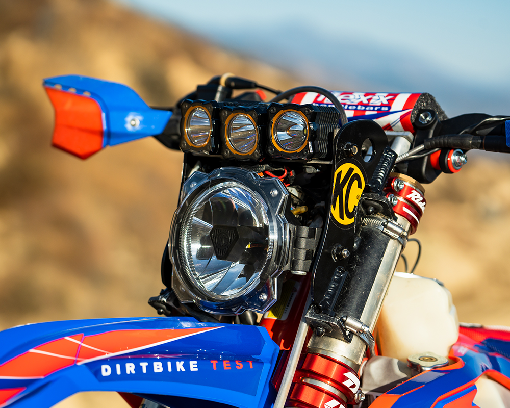 KC HiLiTES Gravity Titan LED Light - Dirt Bike Test